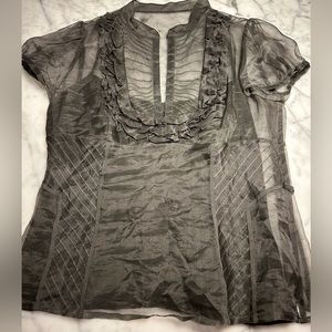 Karen Millen Silk Organza Blouse